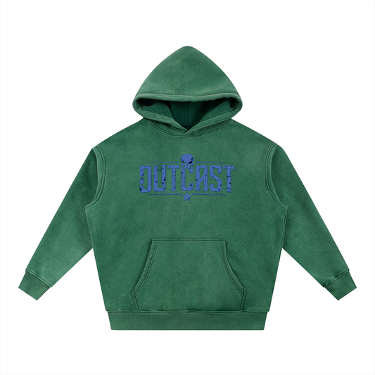 Snow Wash Fleece Oversize Hoodie