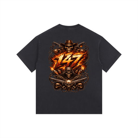 Vintage Washed Oversized Cotton T-Shirt